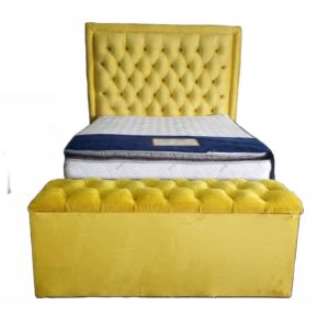 Headboard and blanket box set